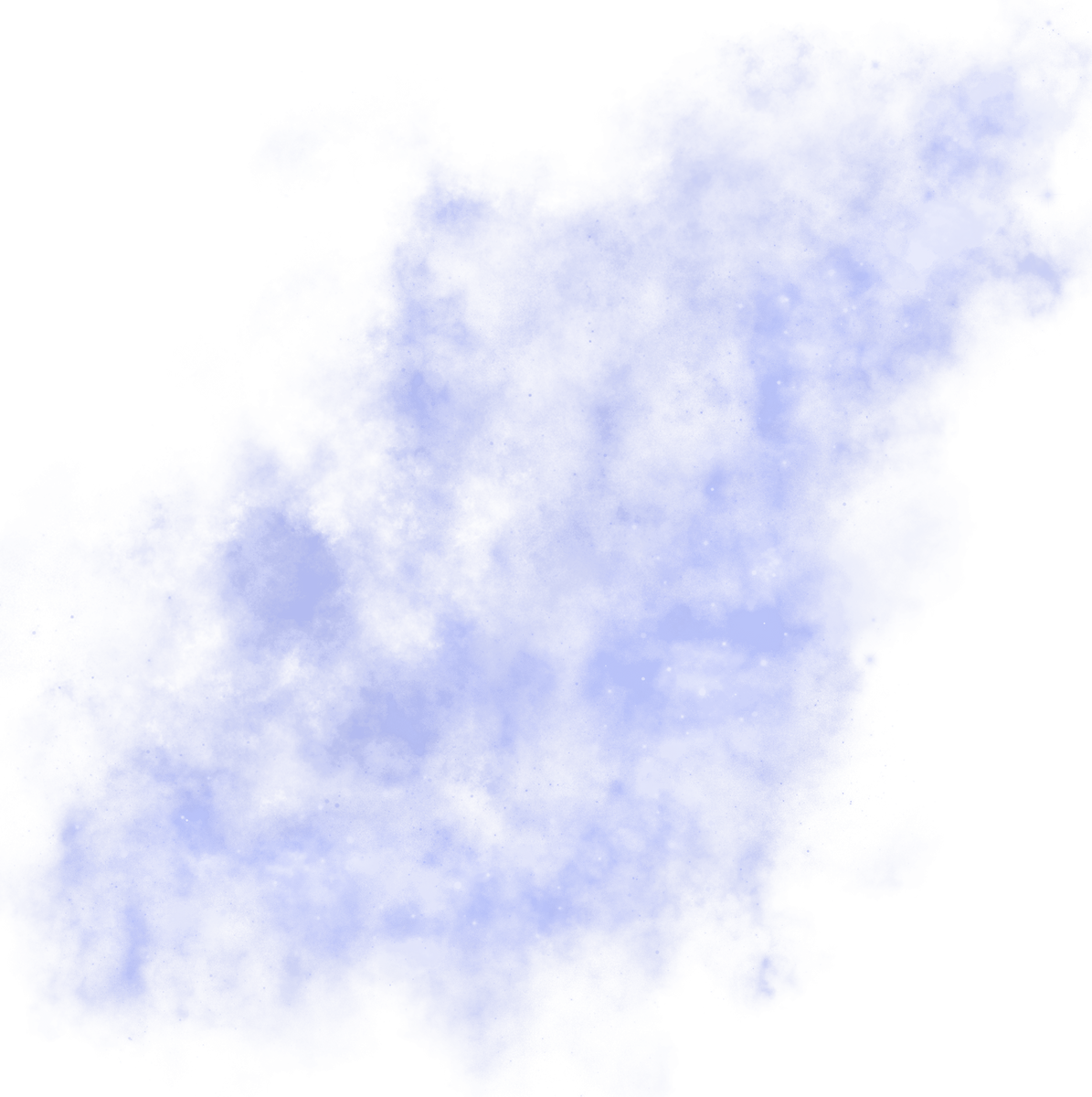 Blue galaxy cloud overlay
